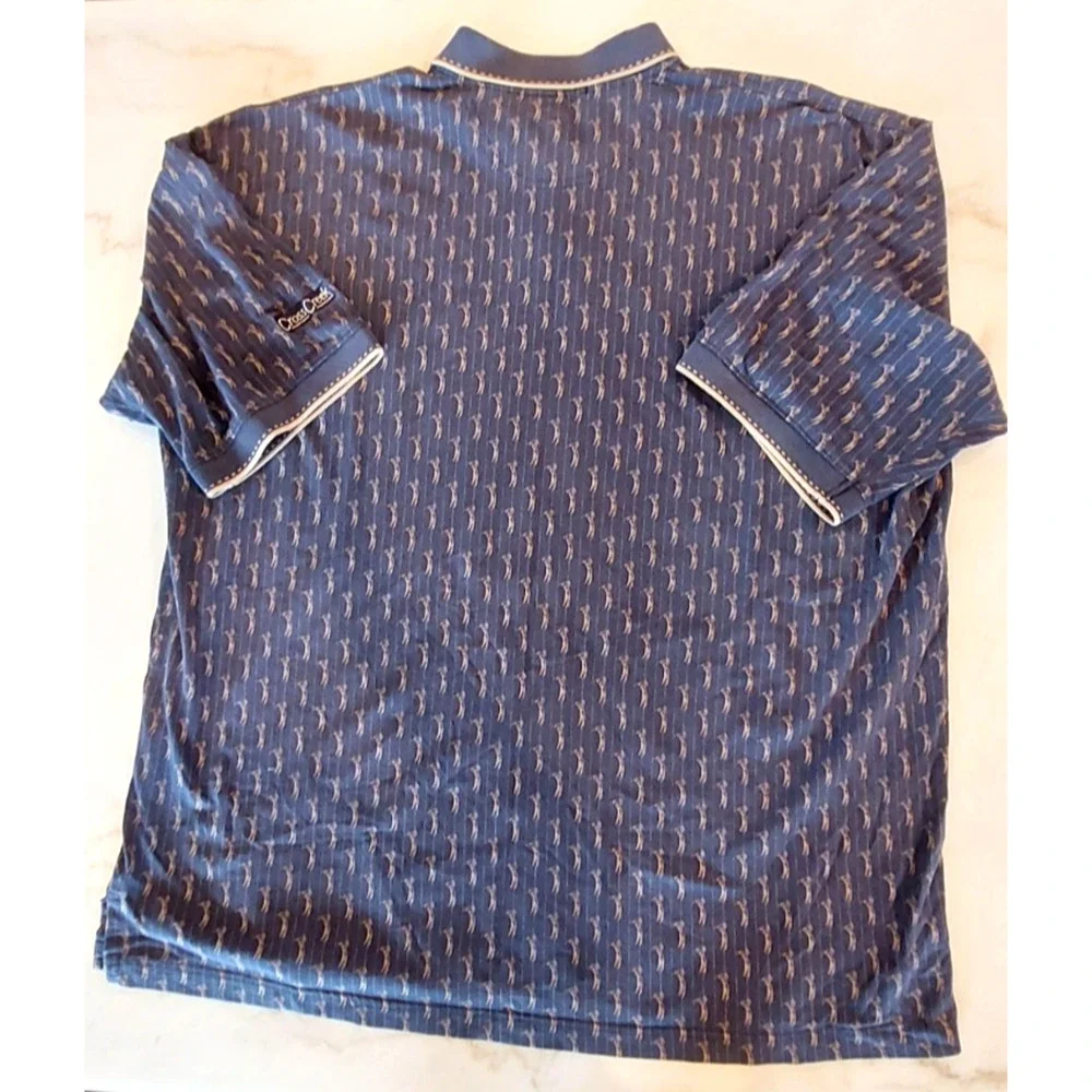 Cross Creek Classics Golf Themed Polo Pullover Shirt Men's Size XXL, EUC‎